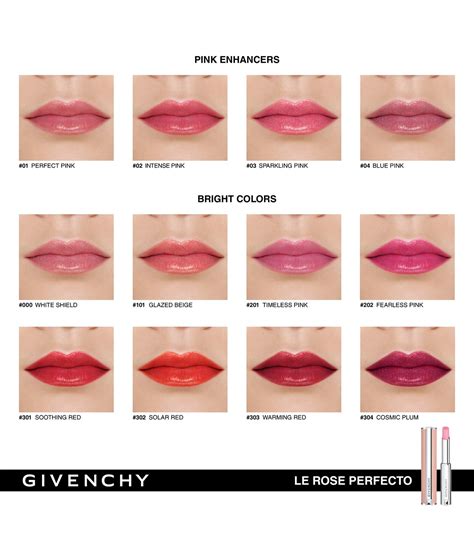 givenchy rose perfecto lip balm 110|givenchy black pink lip gloss.